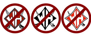 Examples of symbols used to represent Wade Hampton, but are not official.